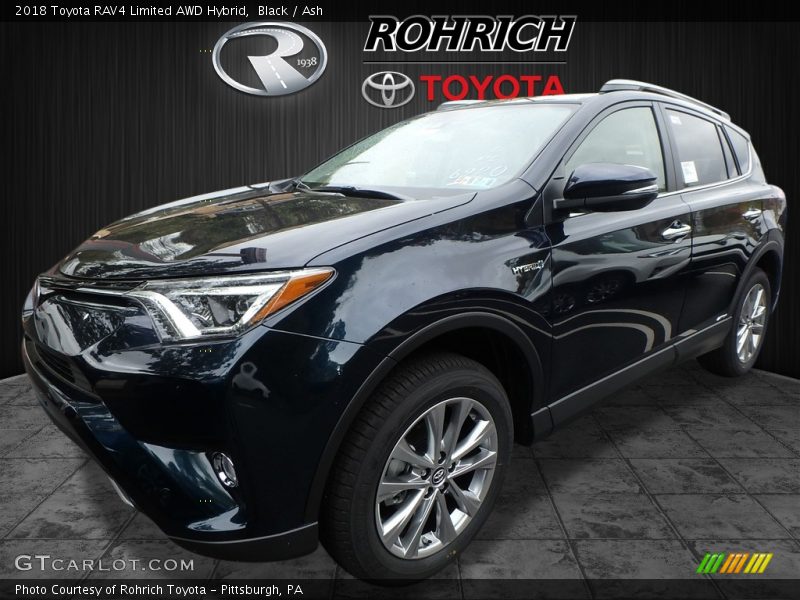 Black / Ash 2018 Toyota RAV4 Limited AWD Hybrid