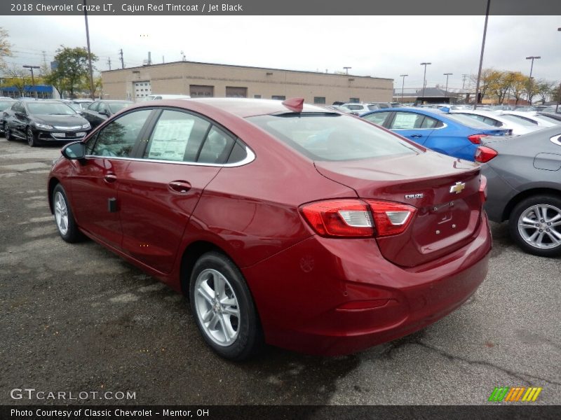 Cajun Red Tintcoat / Jet Black 2018 Chevrolet Cruze LT