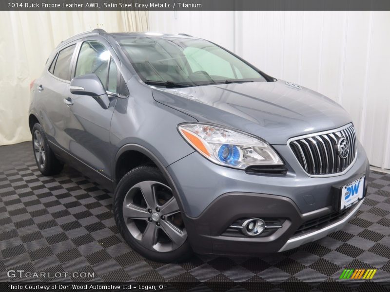 Satin Steel Gray Metallic / Titanium 2014 Buick Encore Leather AWD