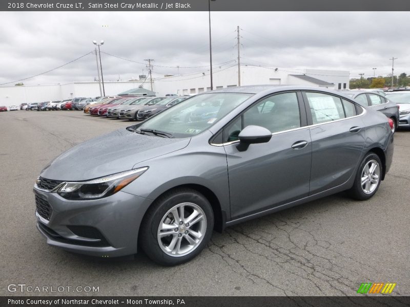 Satin Steel Gray Metallic / Jet Black 2018 Chevrolet Cruze LT
