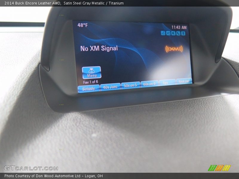 Satin Steel Gray Metallic / Titanium 2014 Buick Encore Leather AWD