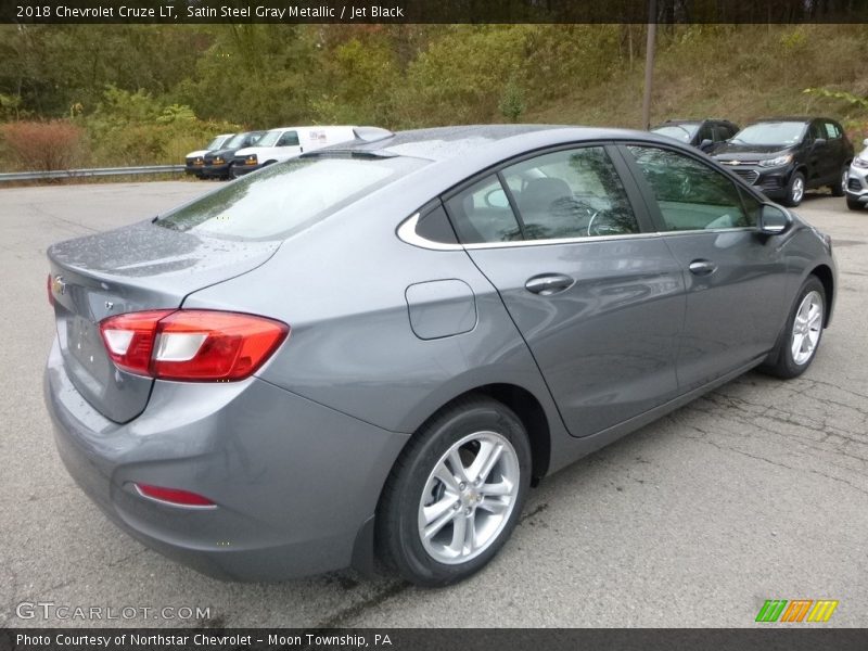 Satin Steel Gray Metallic / Jet Black 2018 Chevrolet Cruze LT
