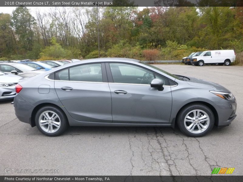 Satin Steel Gray Metallic / Jet Black 2018 Chevrolet Cruze LT