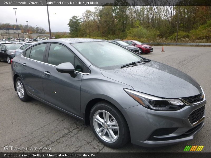 Satin Steel Gray Metallic / Jet Black 2018 Chevrolet Cruze LT