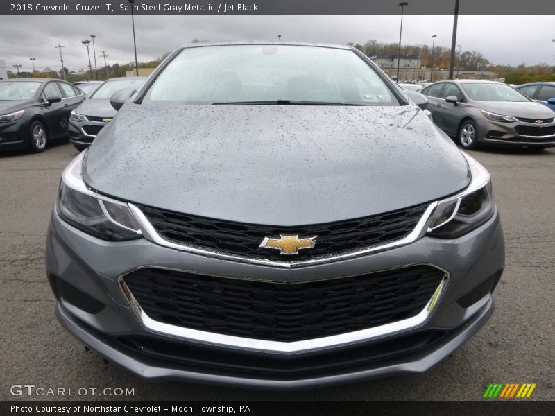 Satin Steel Gray Metallic / Jet Black 2018 Chevrolet Cruze LT