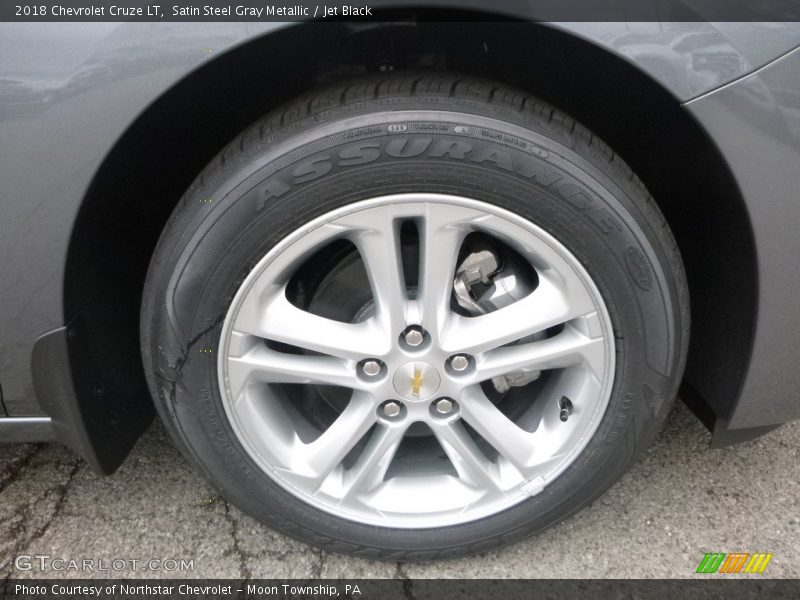 Satin Steel Gray Metallic / Jet Black 2018 Chevrolet Cruze LT
