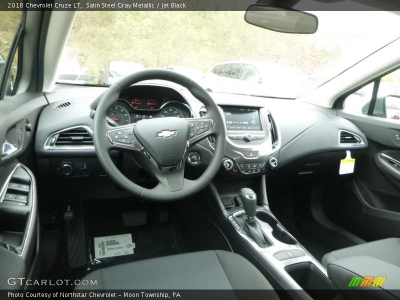 Satin Steel Gray Metallic / Jet Black 2018 Chevrolet Cruze LT
