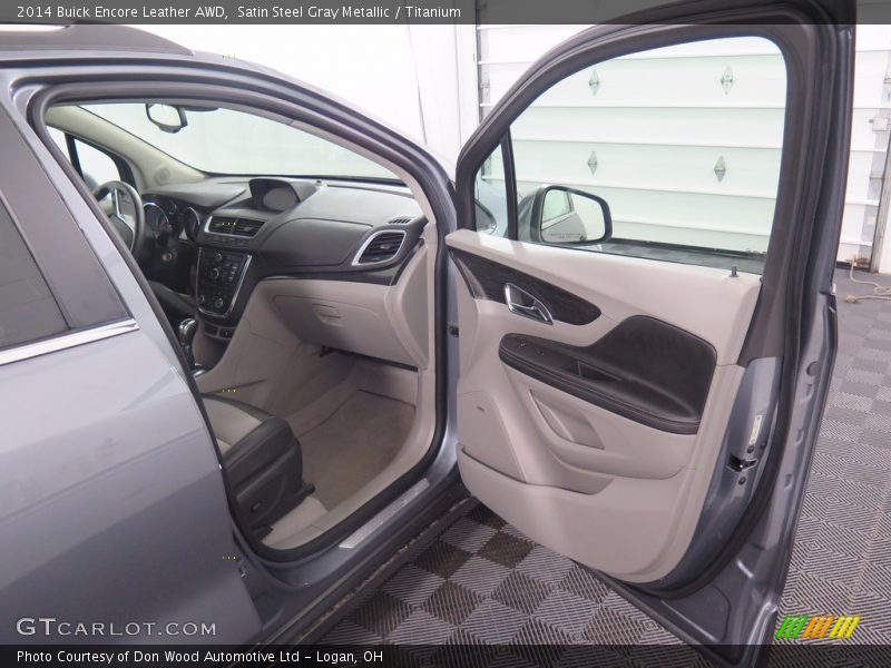 Satin Steel Gray Metallic / Titanium 2014 Buick Encore Leather AWD