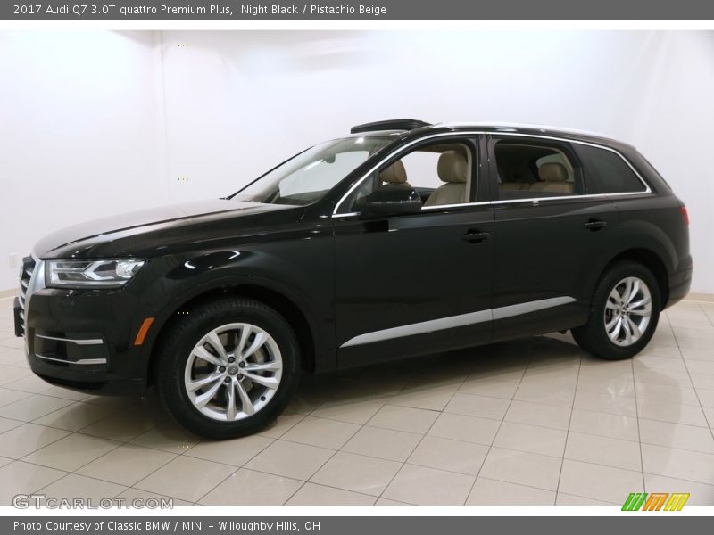 Night Black / Pistachio Beige 2017 Audi Q7 3.0T quattro Premium Plus