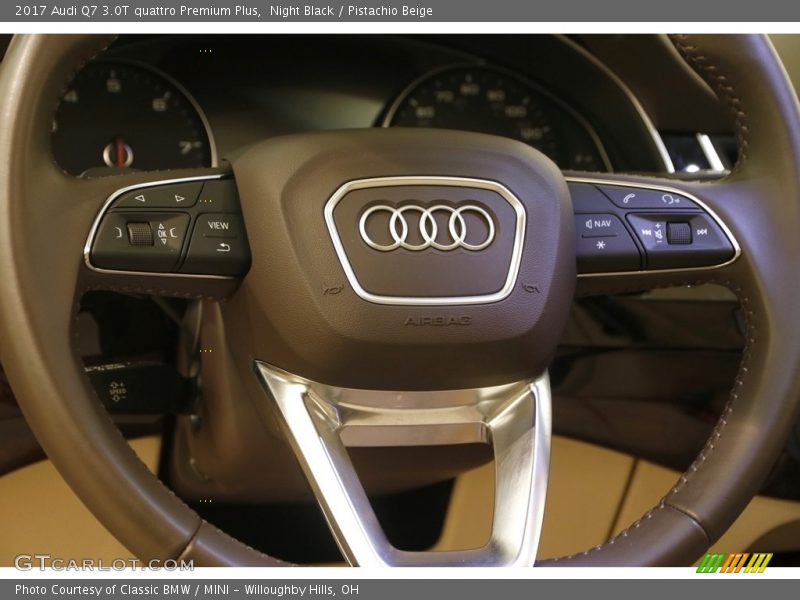 Night Black / Pistachio Beige 2017 Audi Q7 3.0T quattro Premium Plus
