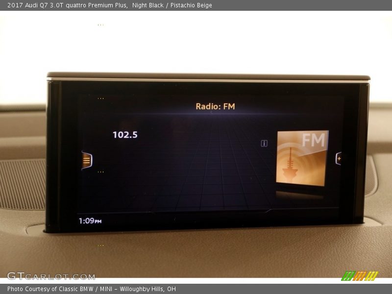 Night Black / Pistachio Beige 2017 Audi Q7 3.0T quattro Premium Plus
