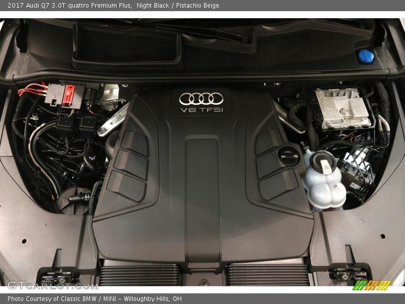 Night Black / Pistachio Beige 2017 Audi Q7 3.0T quattro Premium Plus