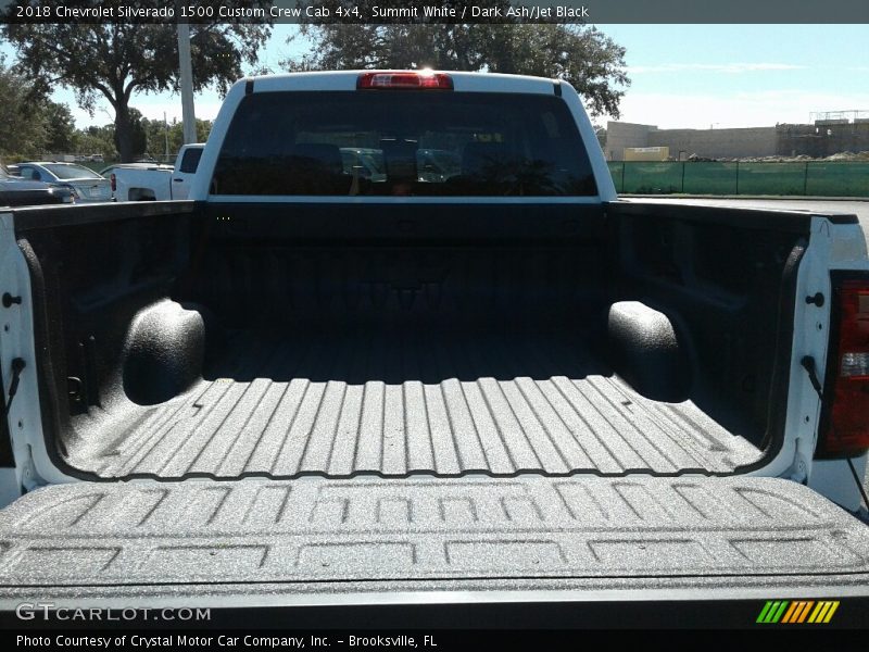 Summit White / Dark Ash/Jet Black 2018 Chevrolet Silverado 1500 Custom Crew Cab 4x4