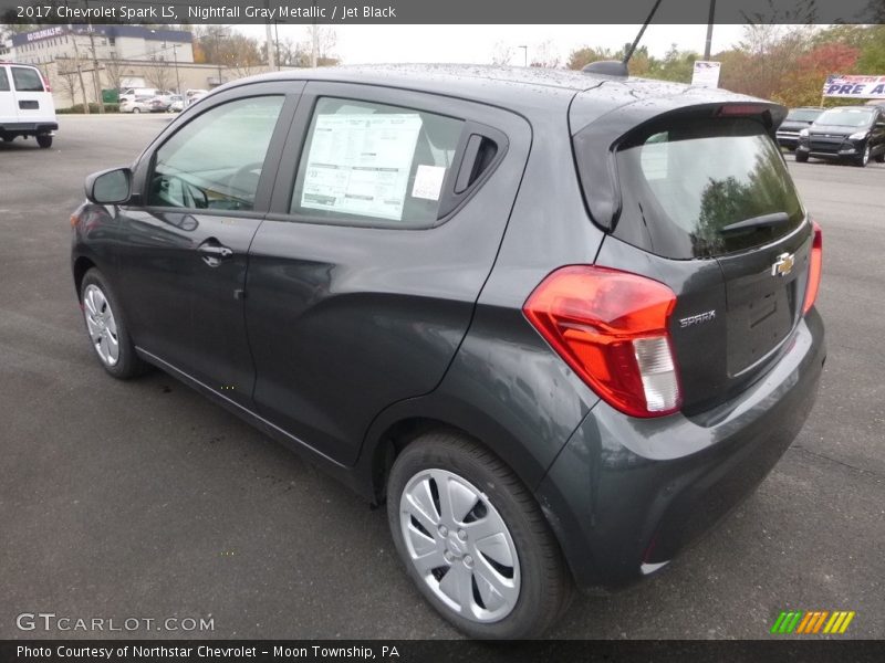 Nightfall Gray Metallic / Jet Black 2017 Chevrolet Spark LS