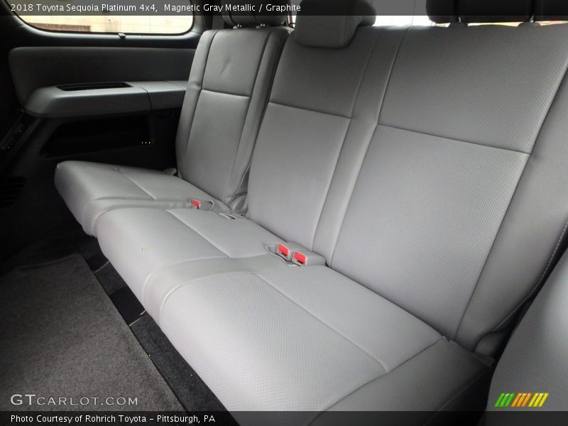 Rear Seat of 2018 Sequoia Platinum 4x4