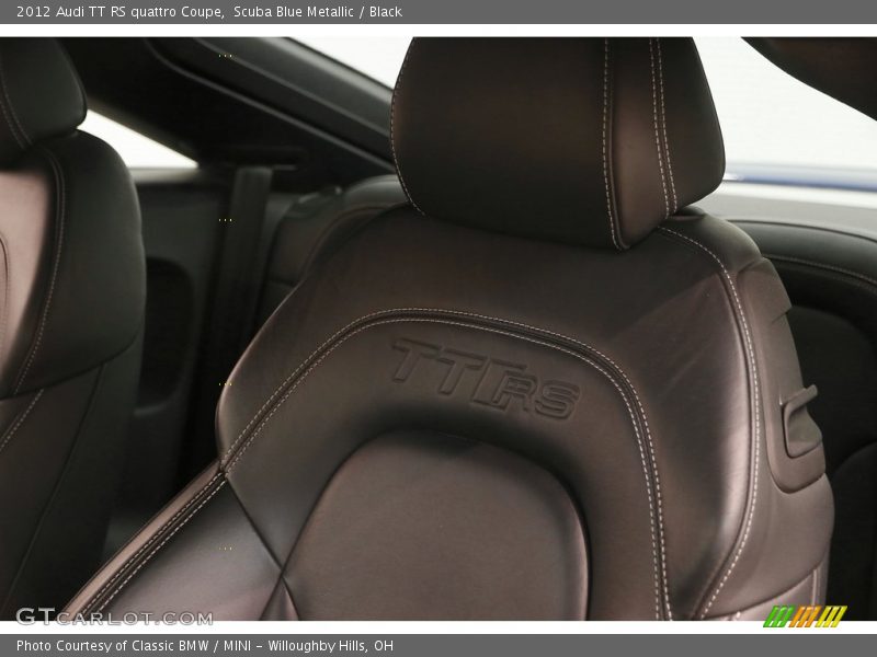Scuba Blue Metallic / Black 2012 Audi TT RS quattro Coupe