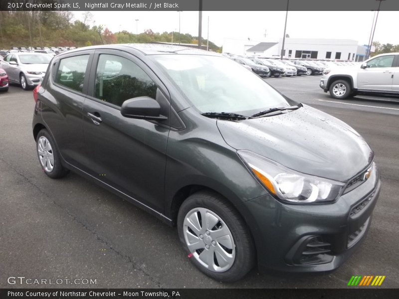 Nightfall Gray Metallic / Jet Black 2017 Chevrolet Spark LS
