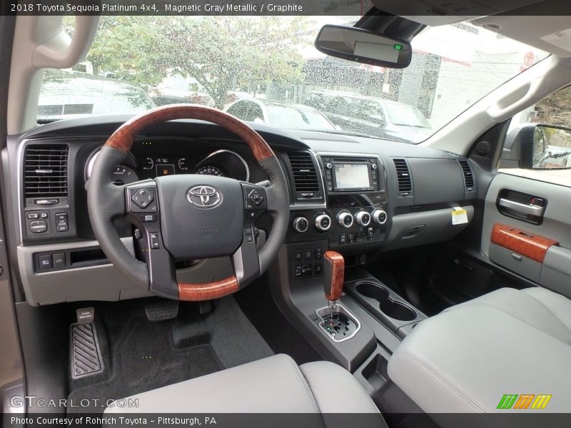  2018 Sequoia Platinum 4x4 Graphite Interior