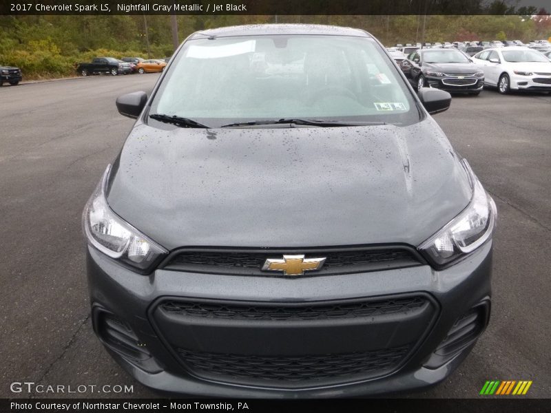 Nightfall Gray Metallic / Jet Black 2017 Chevrolet Spark LS