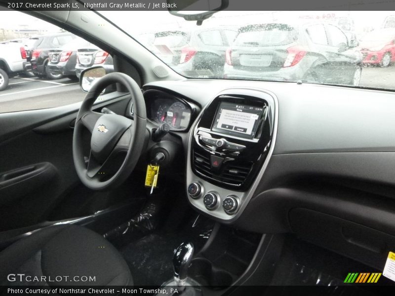 Nightfall Gray Metallic / Jet Black 2017 Chevrolet Spark LS