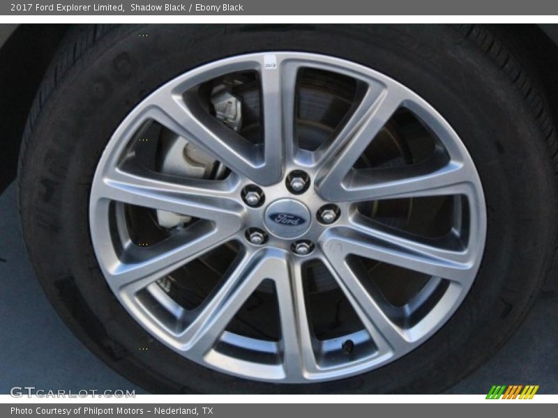 Shadow Black / Ebony Black 2017 Ford Explorer Limited