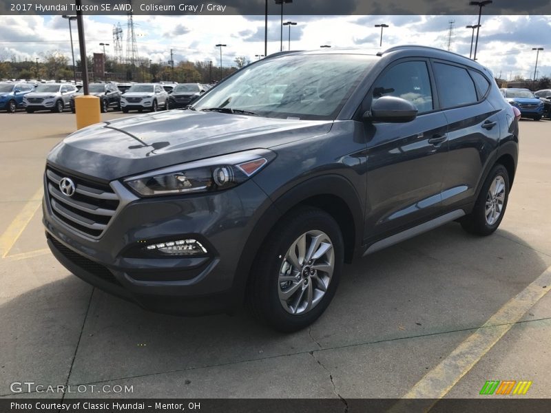 Coliseum Gray / Gray 2017 Hyundai Tucson SE AWD
