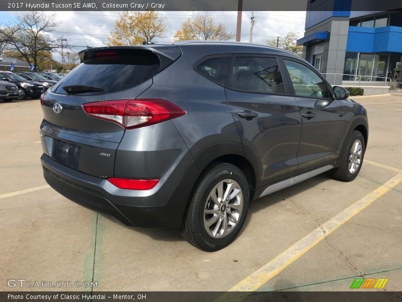 Coliseum Gray / Gray 2017 Hyundai Tucson SE AWD
