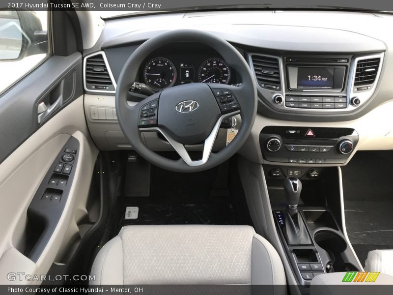 Coliseum Gray / Gray 2017 Hyundai Tucson SE AWD
