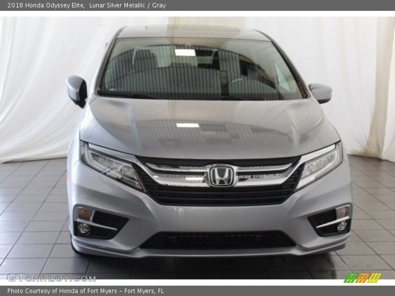 Lunar Silver Metallic / Gray 2018 Honda Odyssey Elite