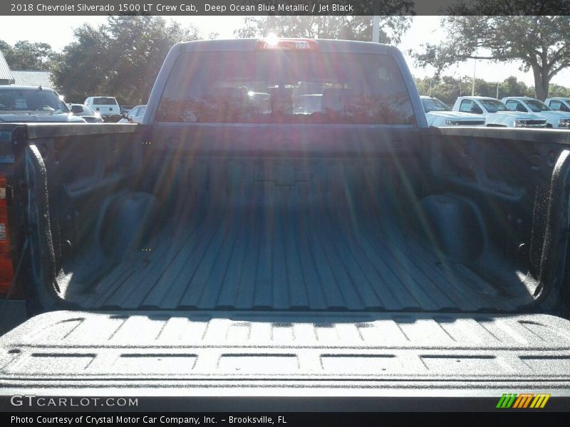 Deep Ocean Blue Metallic / Jet Black 2018 Chevrolet Silverado 1500 LT Crew Cab