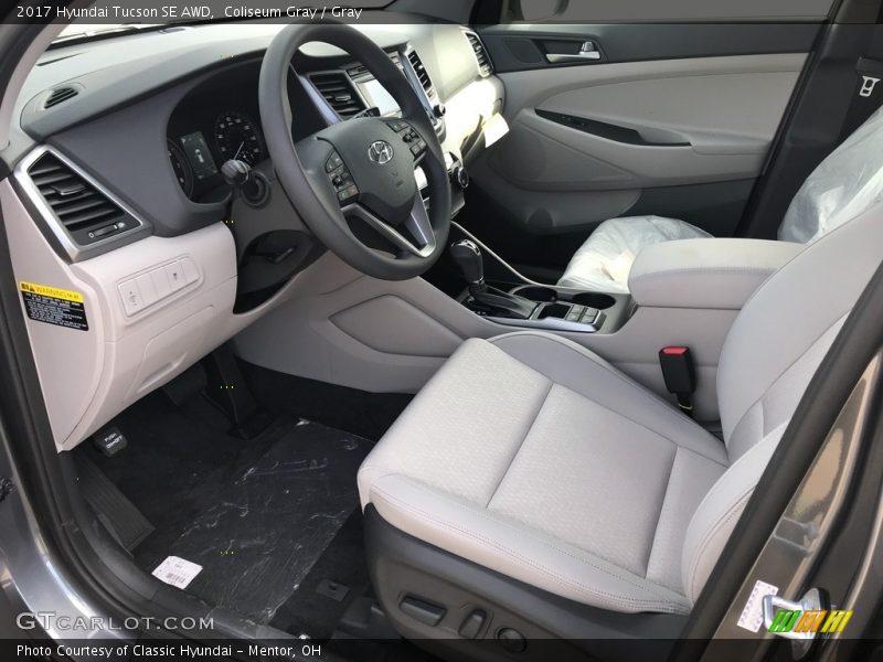 Coliseum Gray / Gray 2017 Hyundai Tucson SE AWD