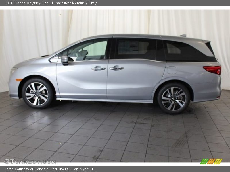 Lunar Silver Metallic / Gray 2018 Honda Odyssey Elite