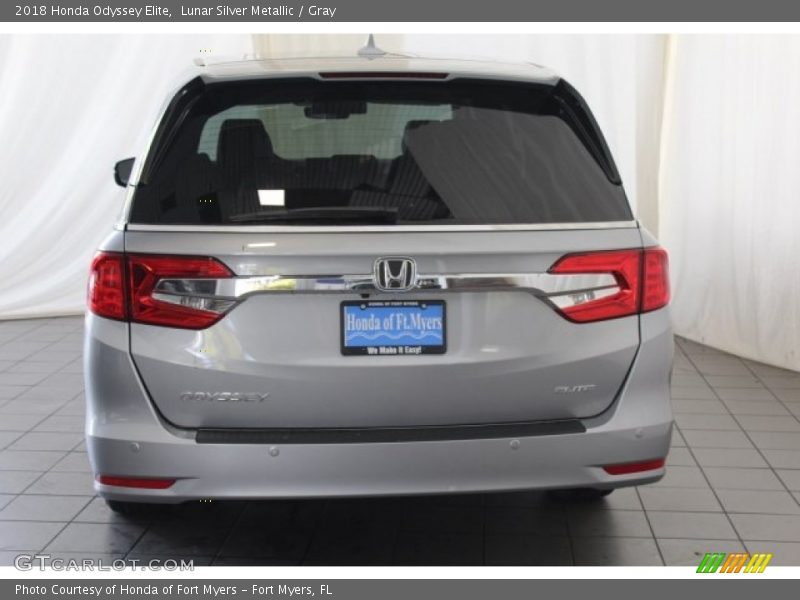 Lunar Silver Metallic / Gray 2018 Honda Odyssey Elite