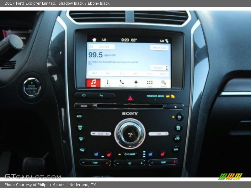 Shadow Black / Ebony Black 2017 Ford Explorer Limited