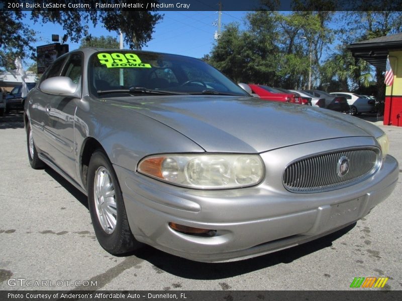 Platinum Metallic / Medium Gray 2004 Buick LeSabre Custom