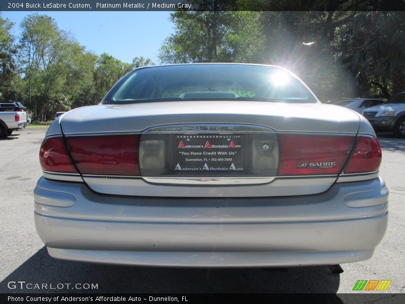 Platinum Metallic / Medium Gray 2004 Buick LeSabre Custom