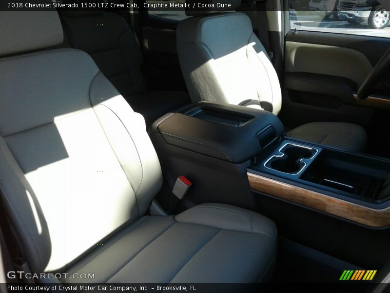 Graphite Metallic / Cocoa Dune 2018 Chevrolet Silverado 1500 LTZ Crew Cab