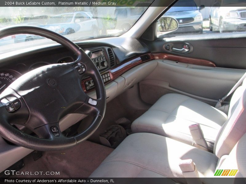 Platinum Metallic / Medium Gray 2004 Buick LeSabre Custom
