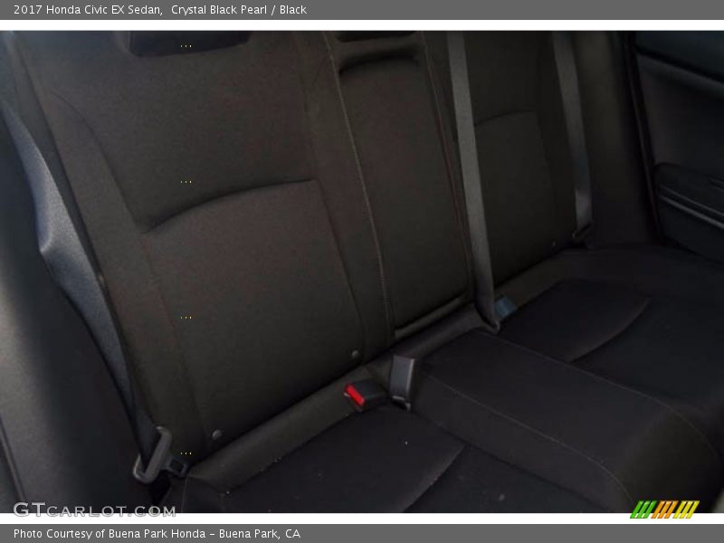 Crystal Black Pearl / Black 2017 Honda Civic EX Sedan