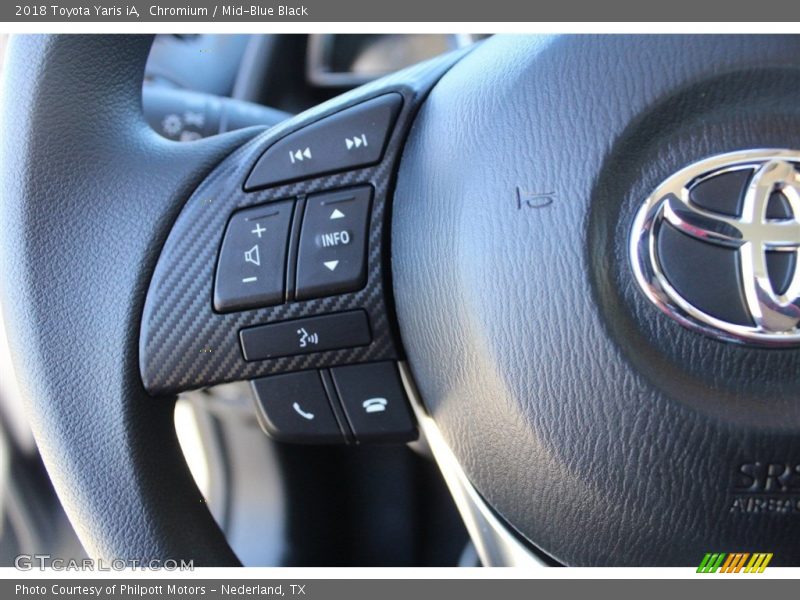 Chromium / Mid-Blue Black 2018 Toyota Yaris iA