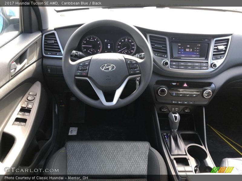 Caribbean Blue / Black 2017 Hyundai Tucson SE AWD