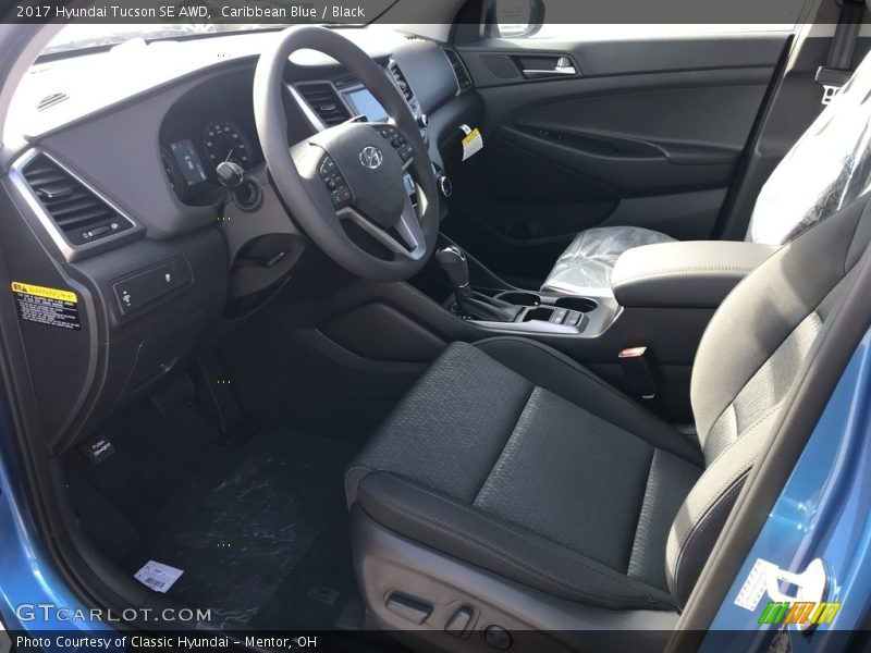 Caribbean Blue / Black 2017 Hyundai Tucson SE AWD