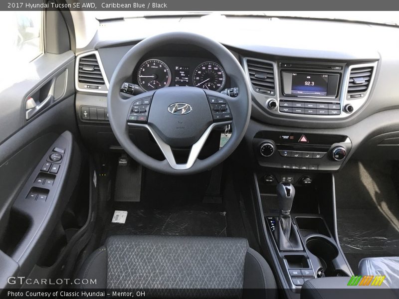Caribbean Blue / Black 2017 Hyundai Tucson SE AWD