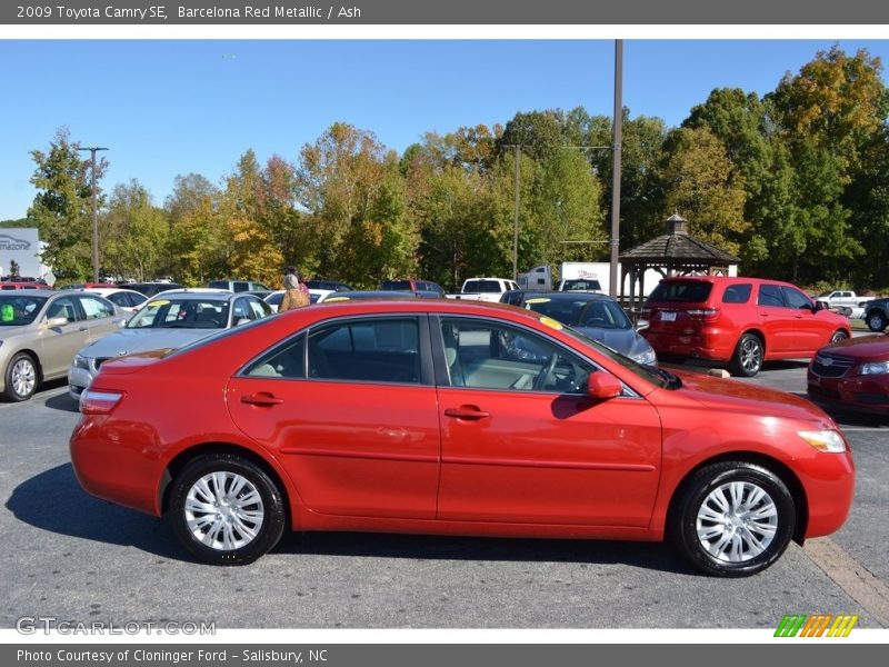 Barcelona Red Metallic / Ash 2009 Toyota Camry SE