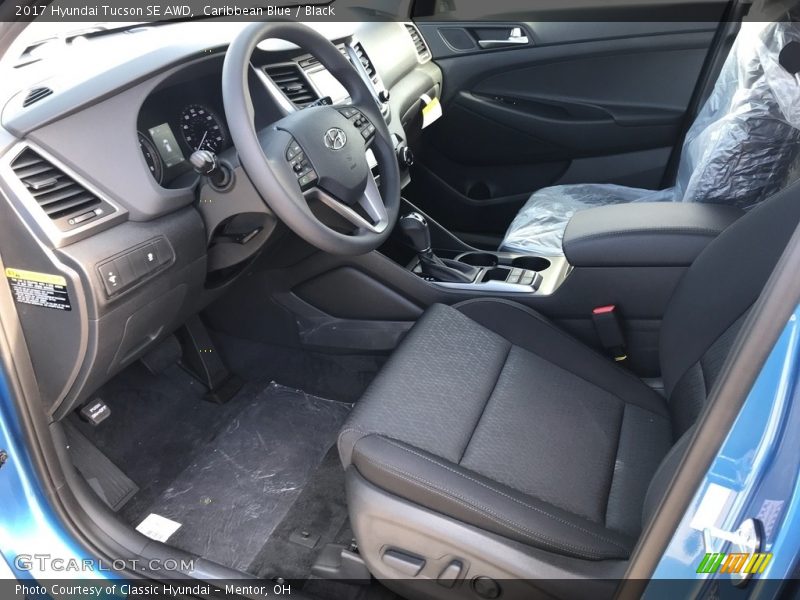 Caribbean Blue / Black 2017 Hyundai Tucson SE AWD
