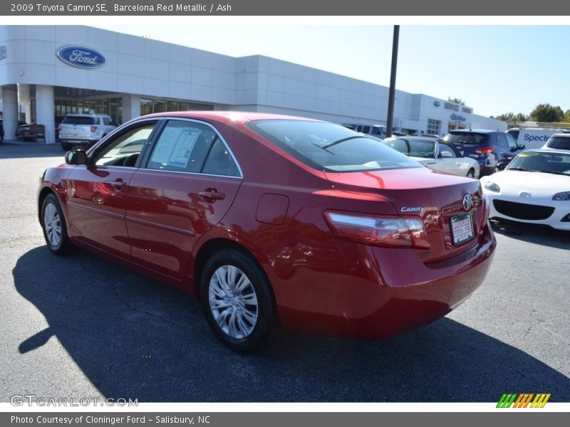 Barcelona Red Metallic / Ash 2009 Toyota Camry SE