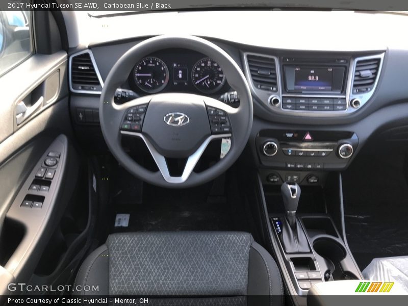Caribbean Blue / Black 2017 Hyundai Tucson SE AWD