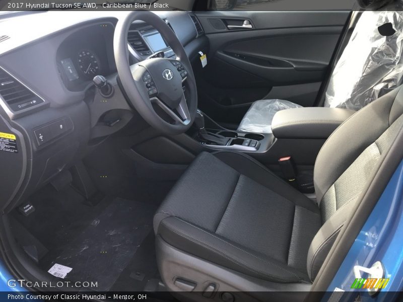 Caribbean Blue / Black 2017 Hyundai Tucson SE AWD