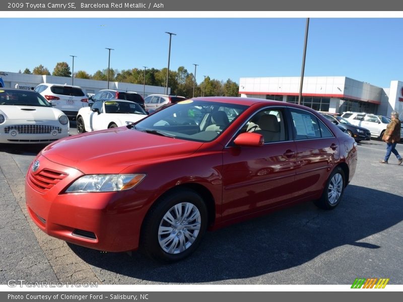 Barcelona Red Metallic / Ash 2009 Toyota Camry SE