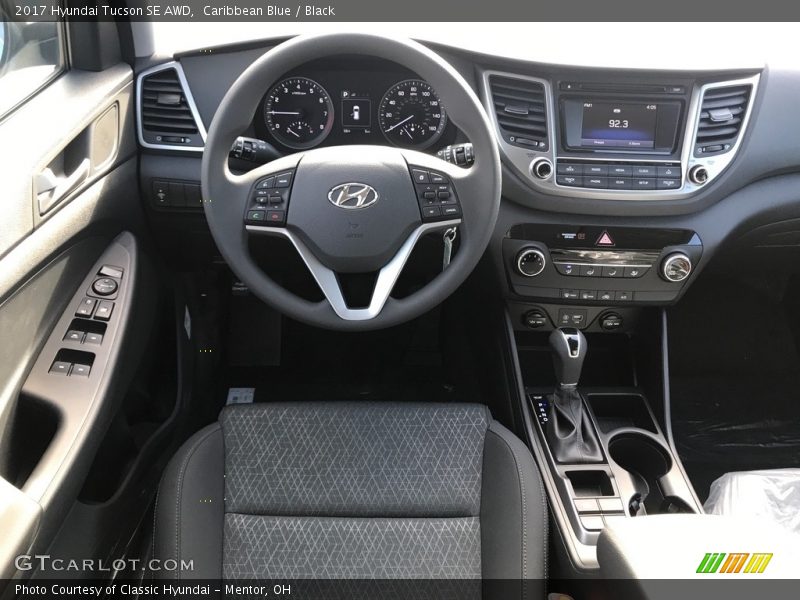 Caribbean Blue / Black 2017 Hyundai Tucson SE AWD